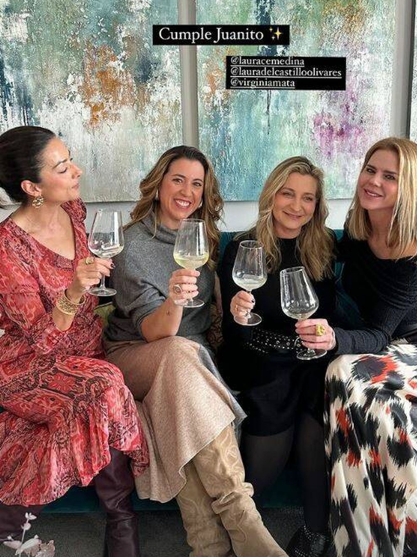 Amelia Bono, junto a sus amigas en un divertido cumpleaños. (Instagram/@ameliabono)