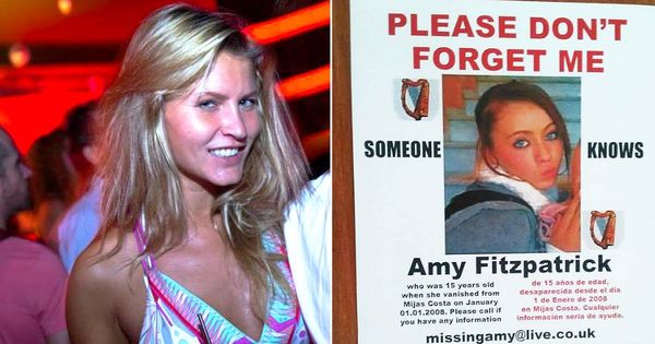 Foto: Fotografías cedidas de Agnese Klavina y un cartel en busca de Amy Fitzpatrick, desaparecidas ambas en la Costa del Sol.