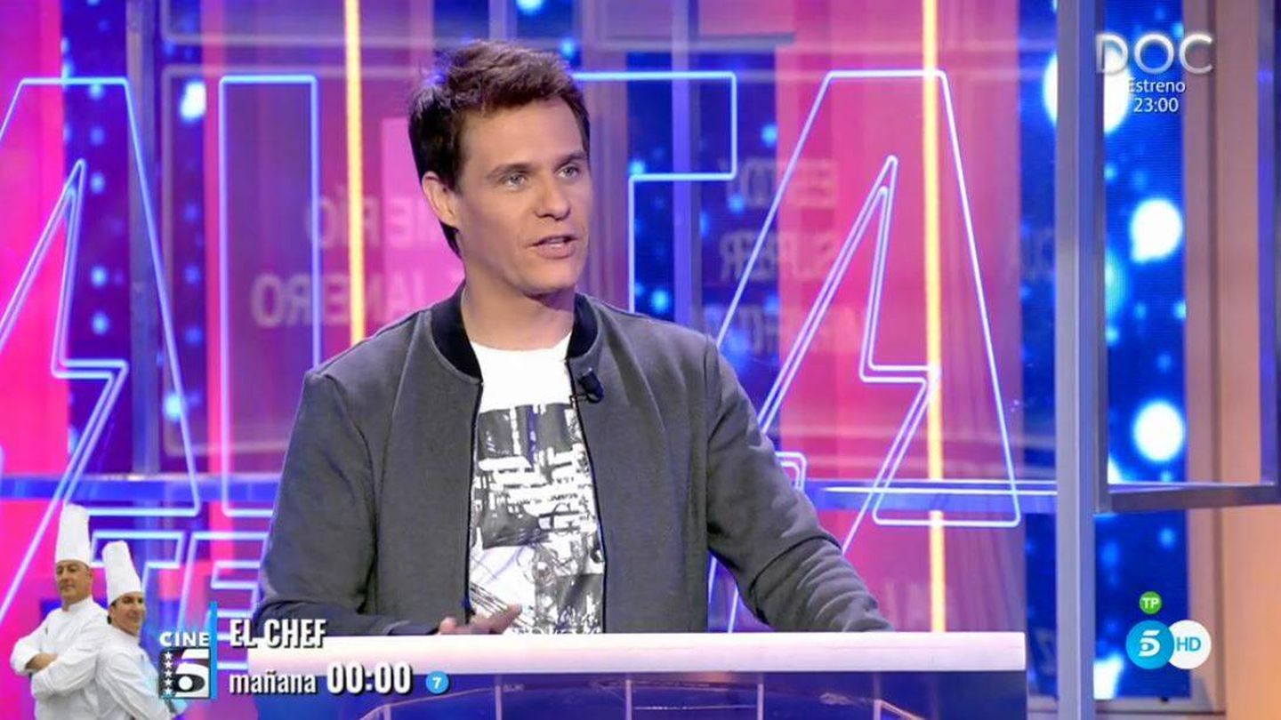 Christian Gálvez, presentador de 'Alta tensión'. (Mediaset España)