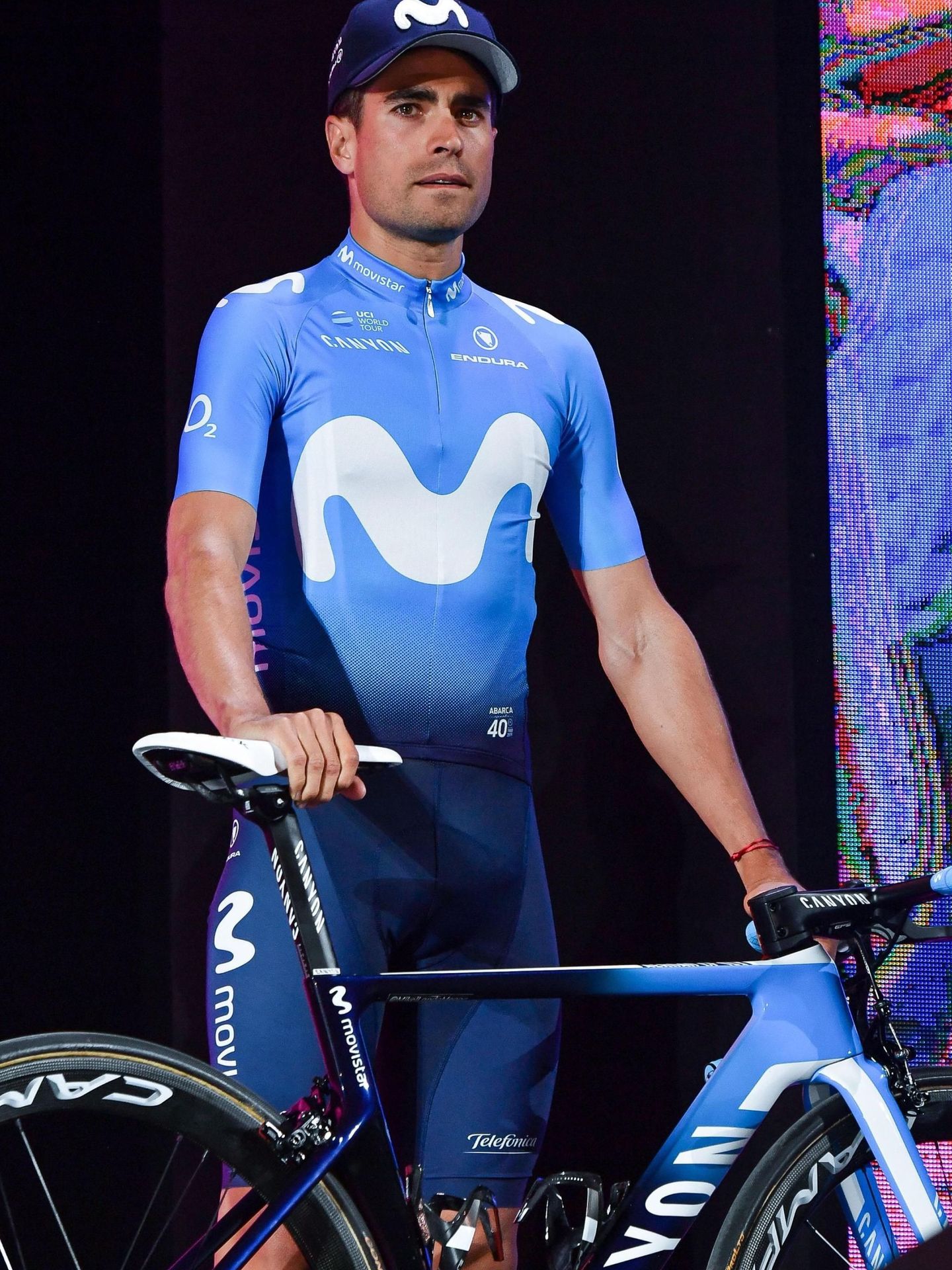 Mikel Landa, durante su presentación en el Giro. (EFE)