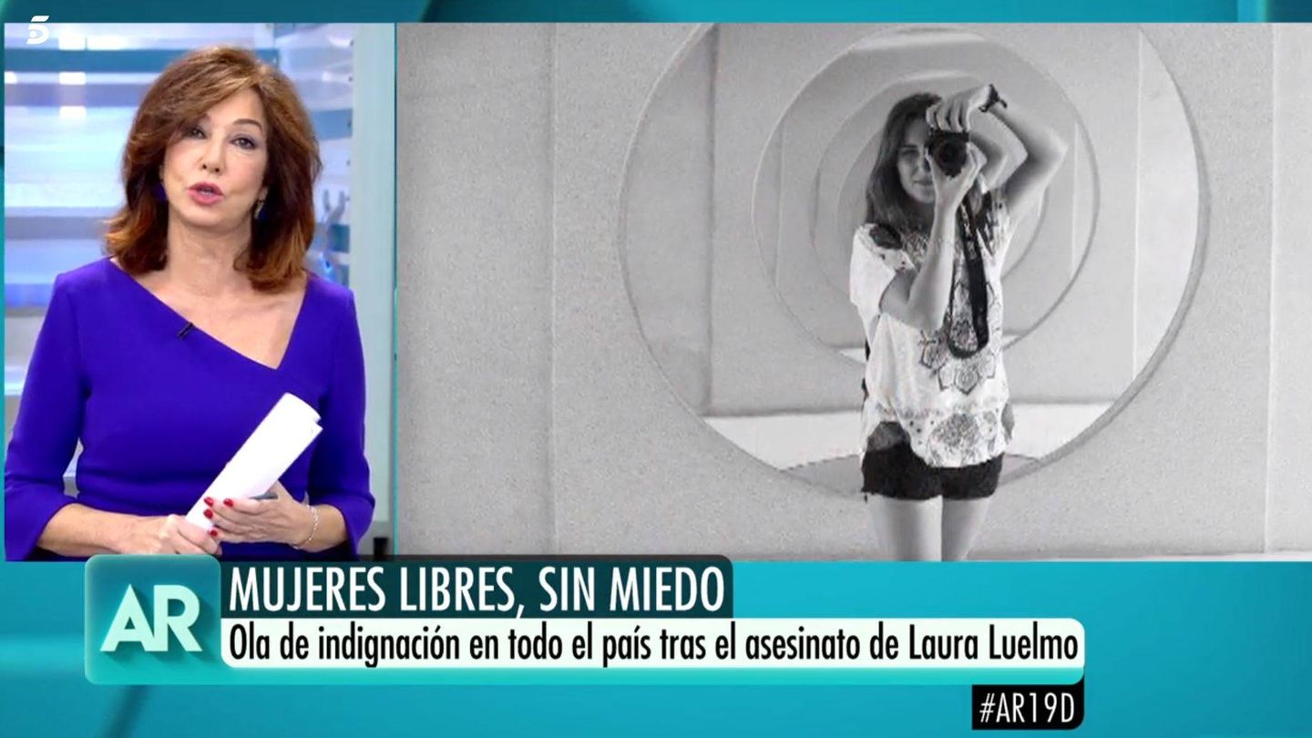 Ana Rosa Quintana en su programa. (Mediaset España)