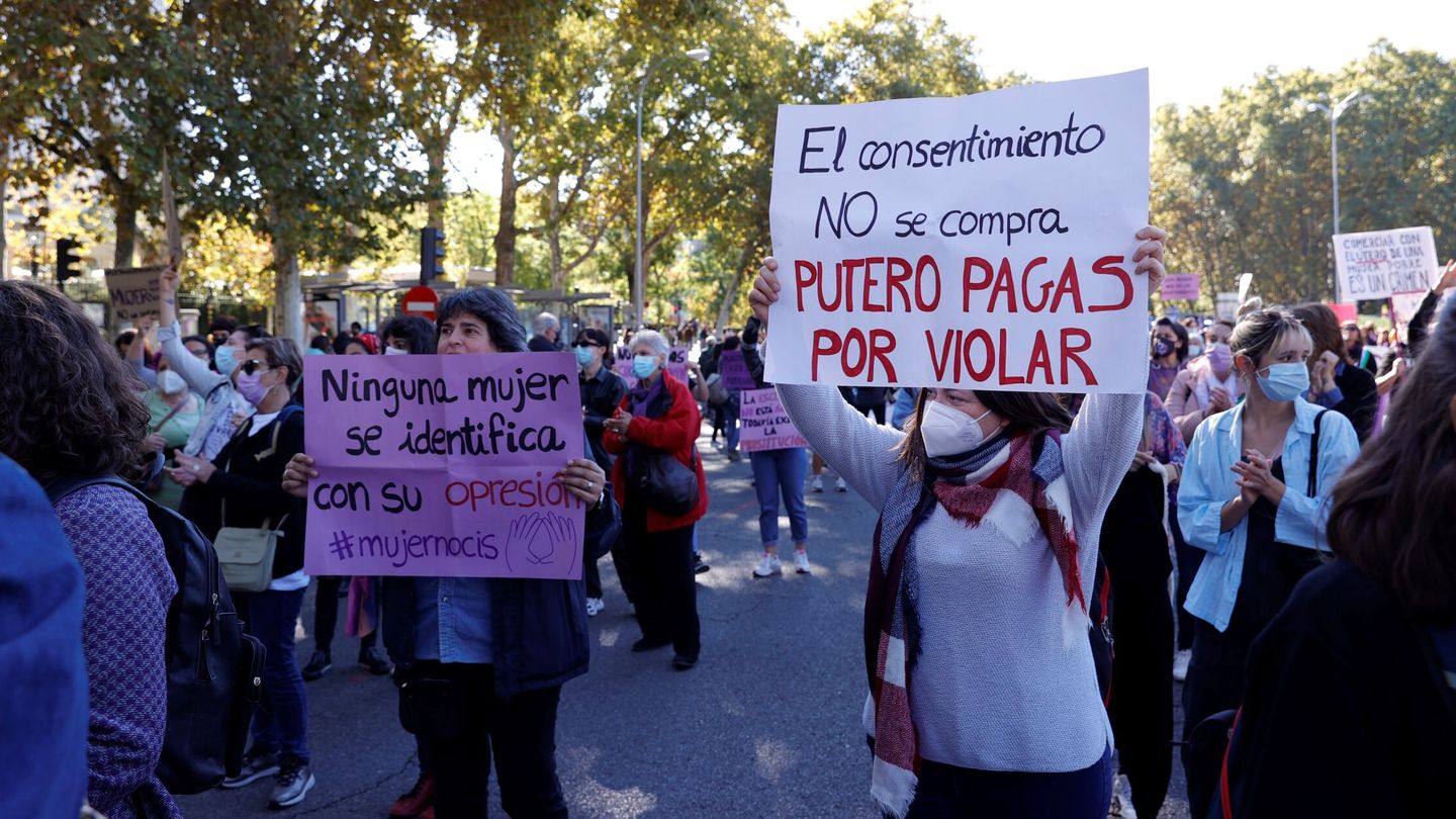 Manifestación prohibicionista en Madrid. (EFE/Zipi) 