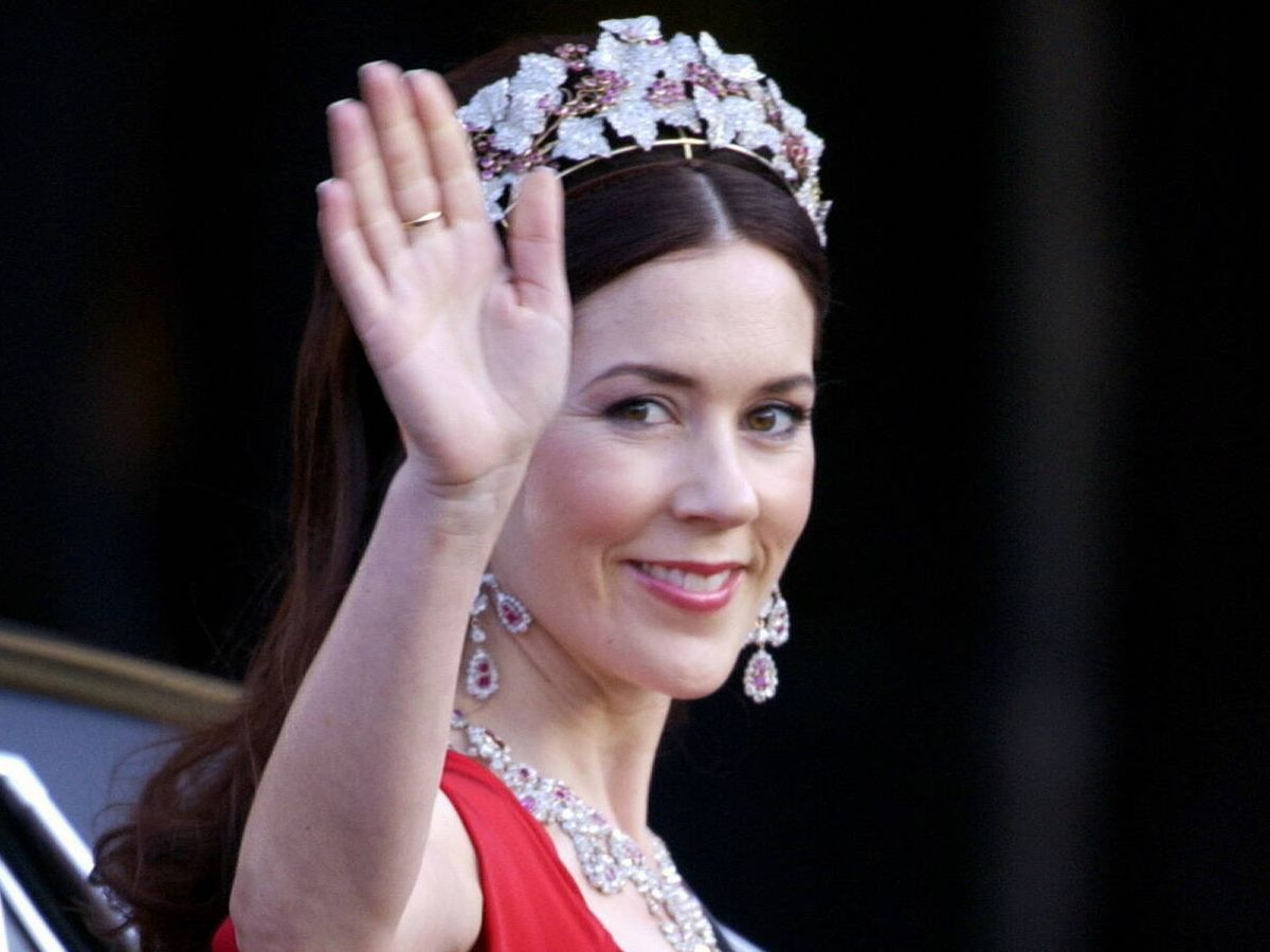 Foto: Mary de Dinamarca, con la tiara de rubíes. (Getty)