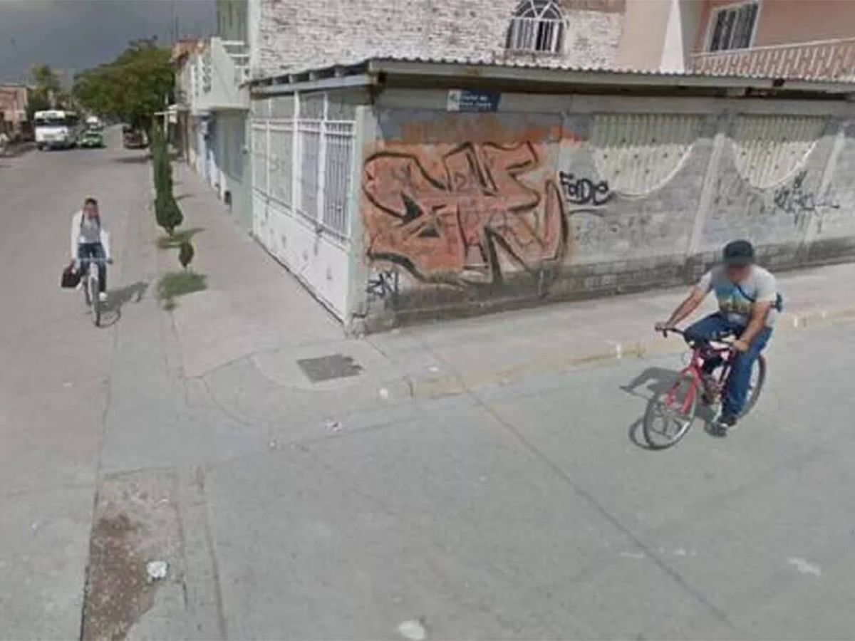 Foto: Google Maps captó el divertido choque de dos bicicletas y termina siendo viral (Google Maps)