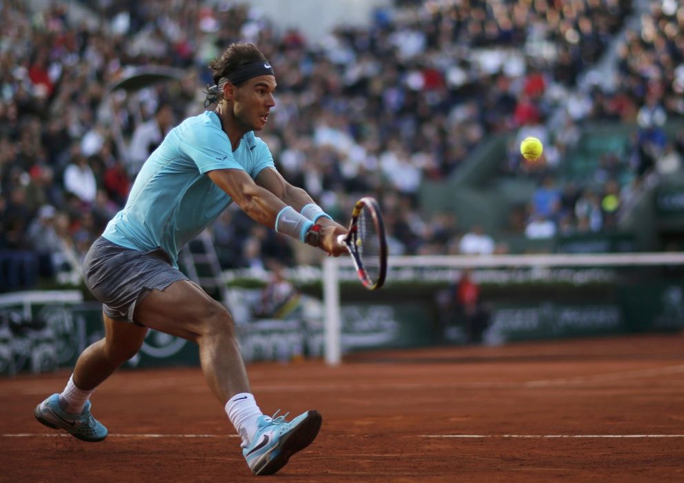 Foto: Rafa Nadal durante su partido de cuartos ante David Ferrer (Reuters).