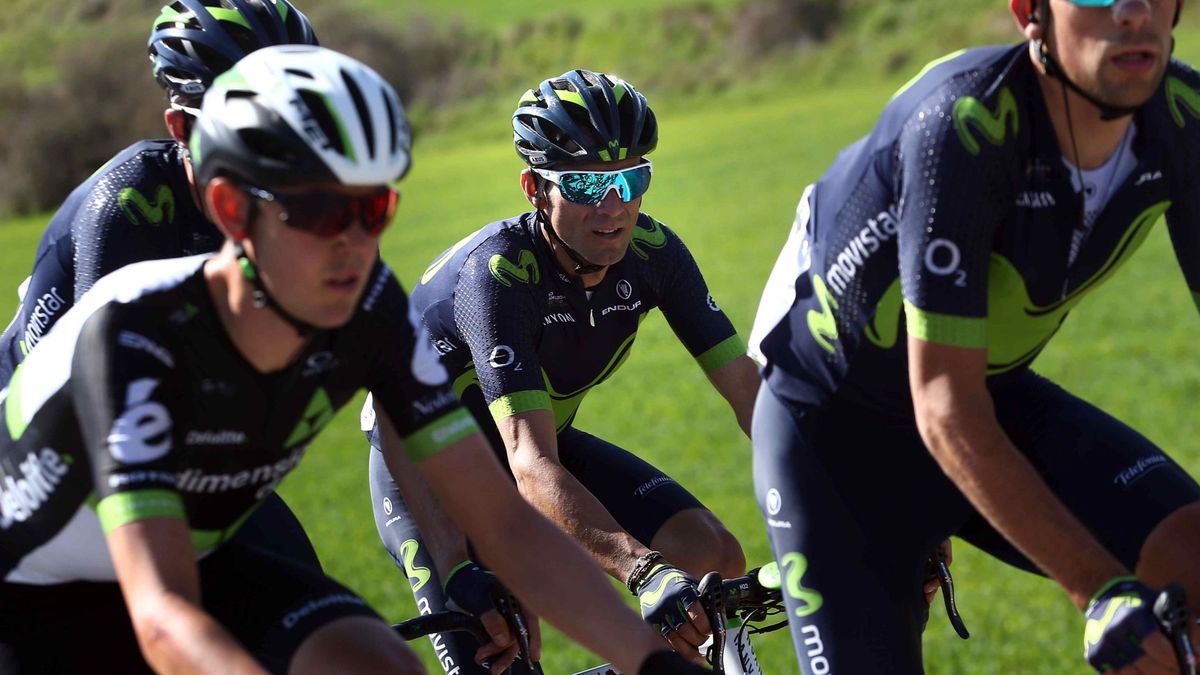 Antes de empezar lo bueno, Valverde pone tierra de por medio con Contador y Froome