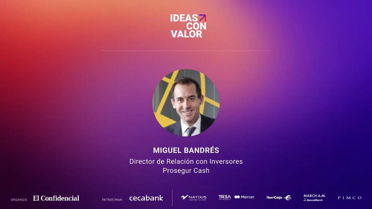 Miguel Bandrés (Prosegur Cash): "Nos viene bien el mundo inflacionario porque se mueve el dinero más rápido"