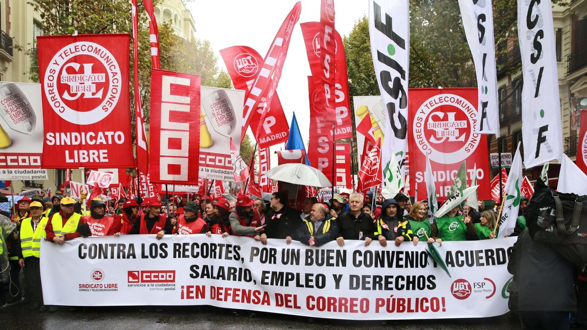 CCOO anuncia once días de protestas en Correos en vísperas de las autonómicas