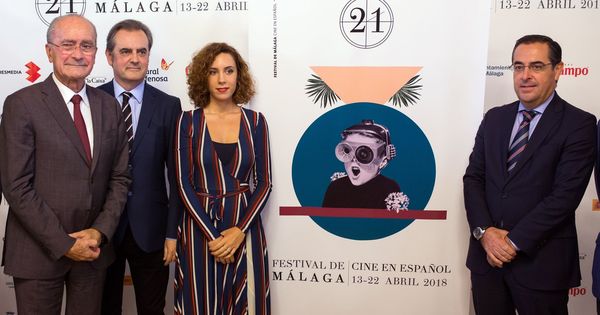 Foto: Presentación del cartel la 21 edición del Festival de Málaga (Efe).