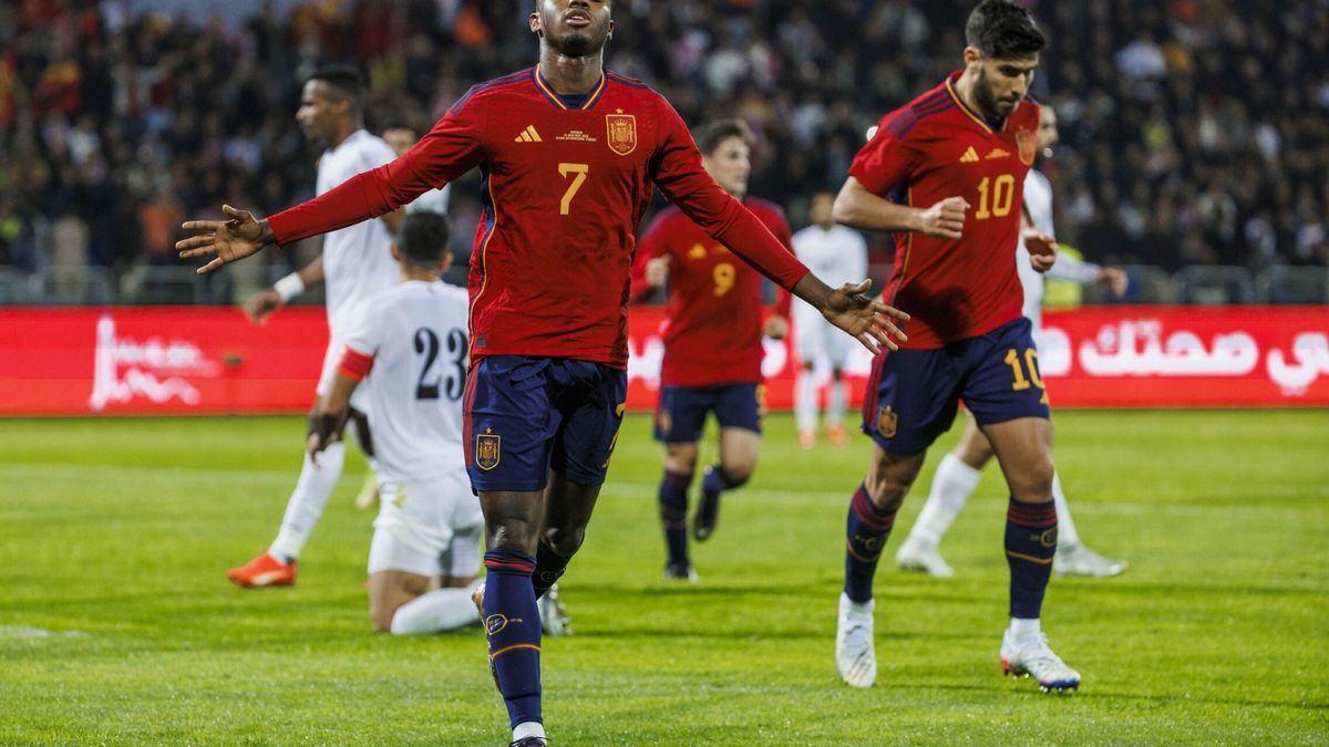 Un poco de Ansu Fati es mucho para una España con poca tensión en Jordania (1-3)