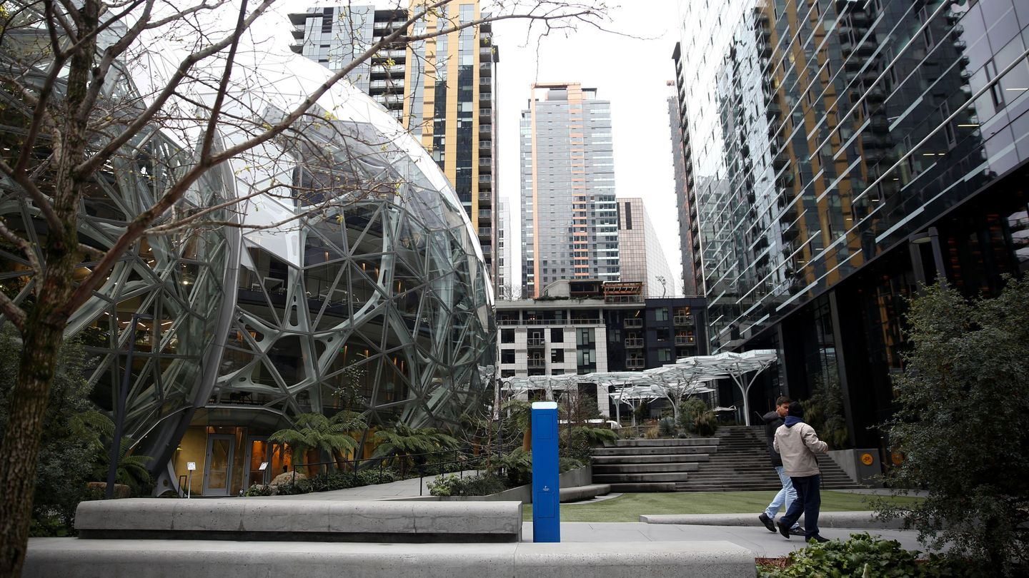 Las esferas de Amazon, en Seattle.(Reuters)