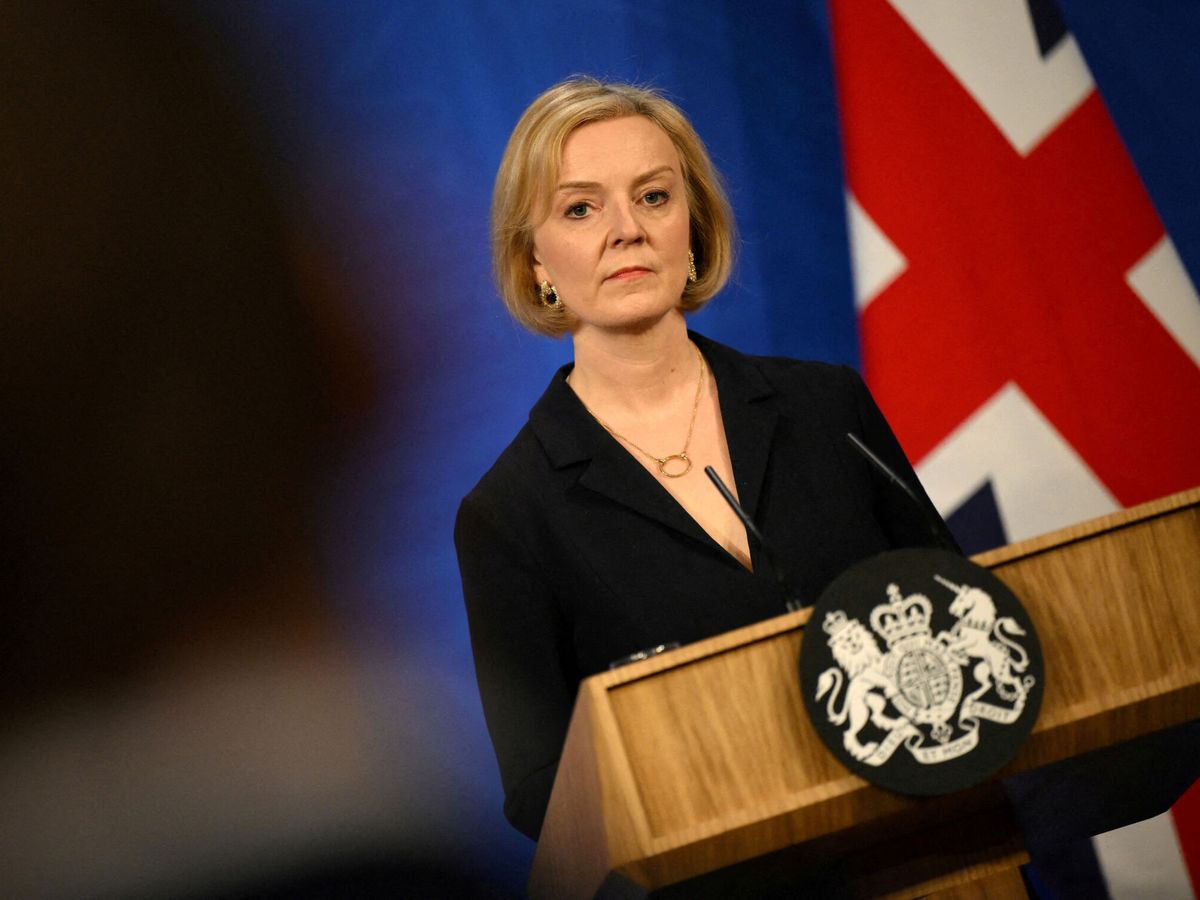 Foto: La primera ministra británica, Liz Truss. (Reuters/Pool/Daniel Leal)