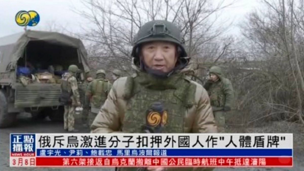 Lu Yuguang, el único periodista integrado en las tropas rusas: "Estoy en primera línea"