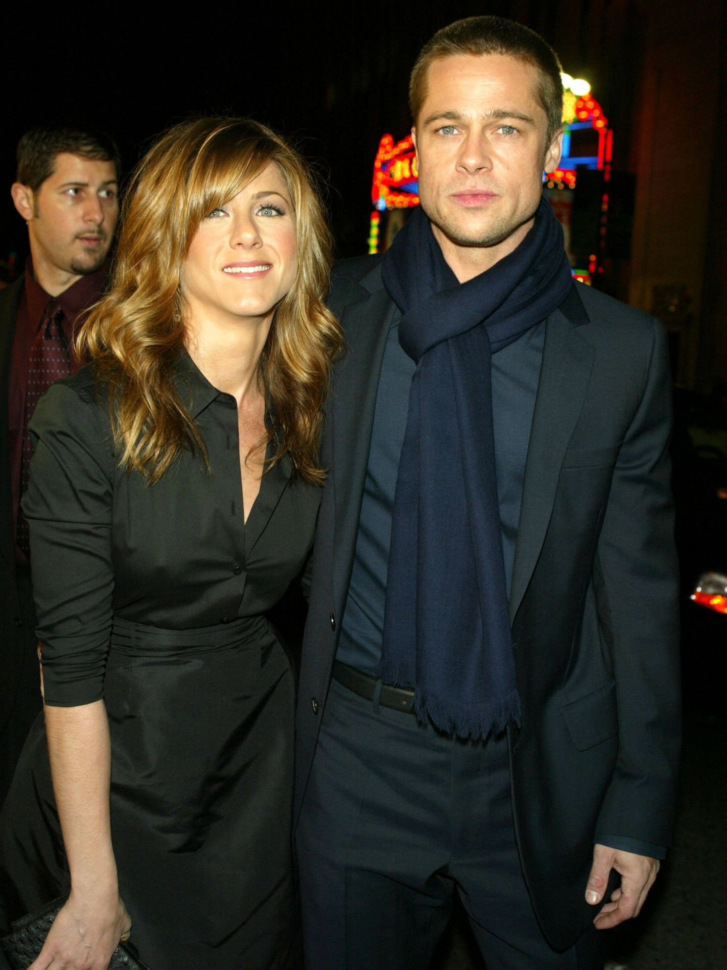 Jennifer Aniston y Brad Pitt, en una de sus últimas apariciones juntos. (Getty Images/Kevin Winter)