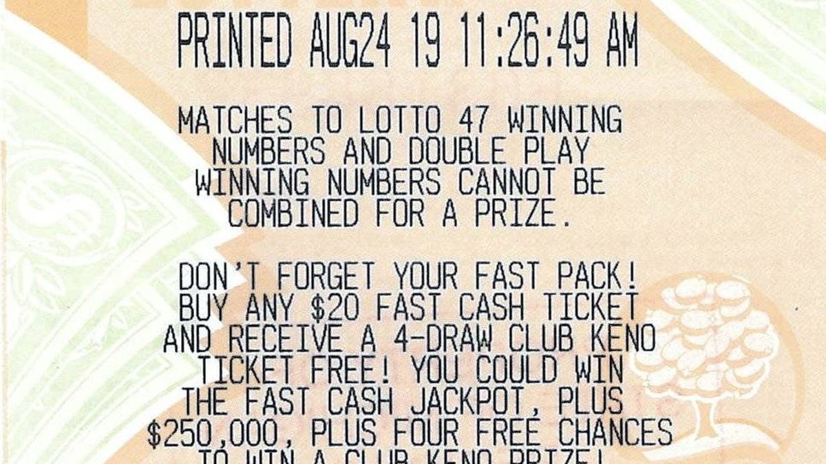 Casi no gana 17 millones en la lotería por un despiste
