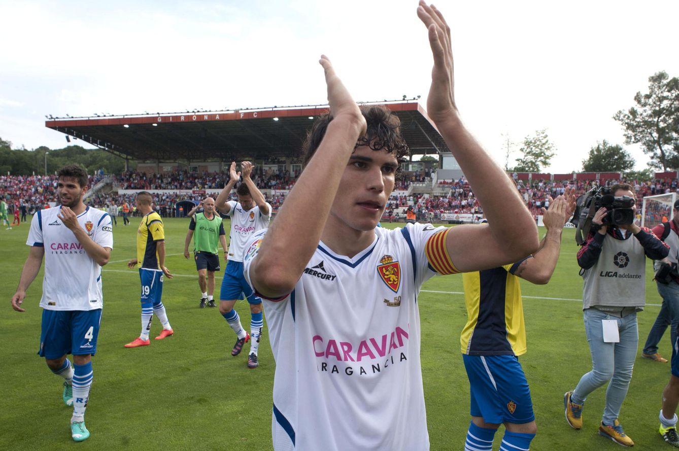 Vallejo fue nombrado capitán del Zaragoza son sólo 18 años (Robin Townsend/EFE)