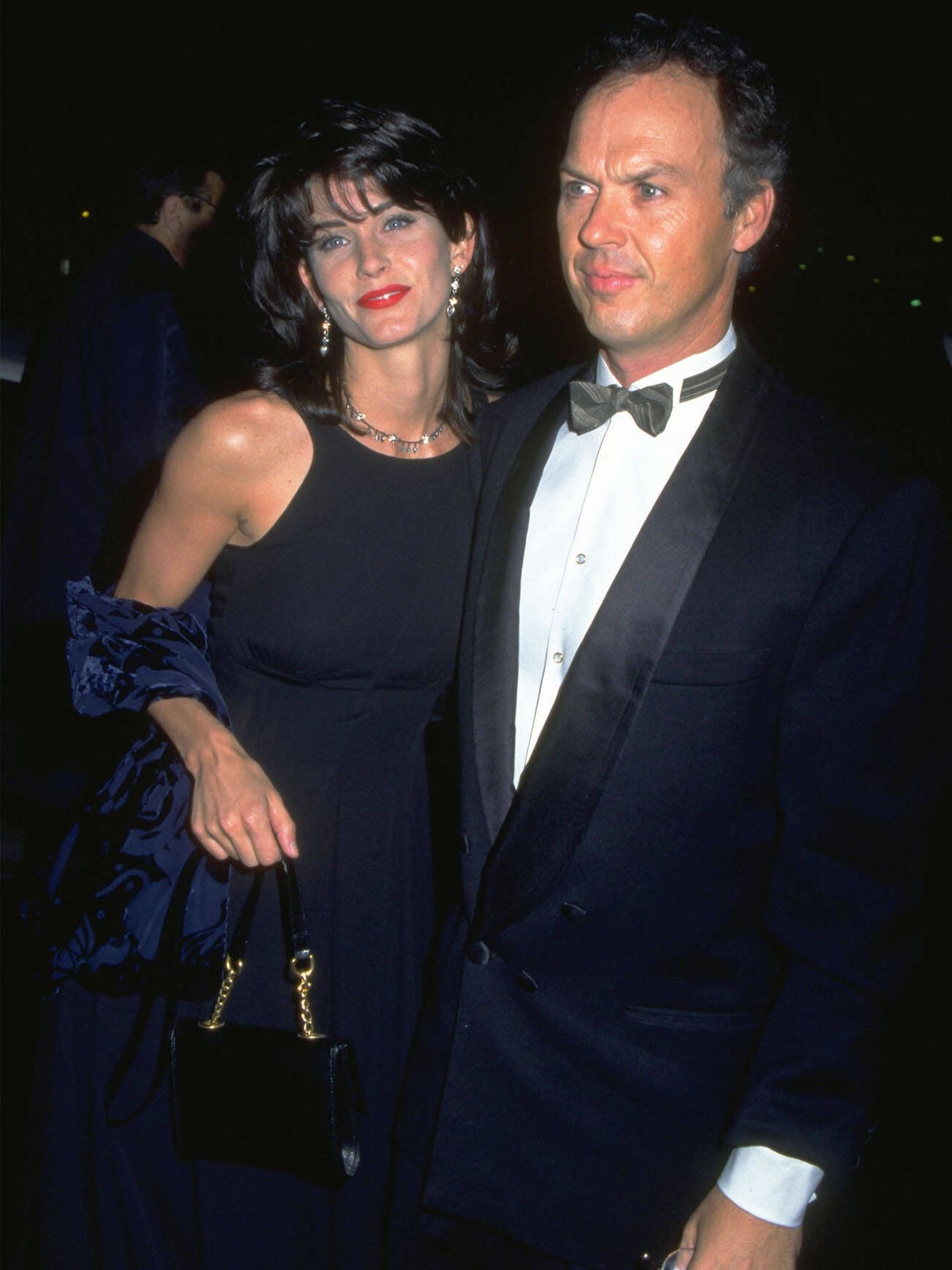Michael Keaton y Courteney Cox salieron juntos seis años. (Getty)