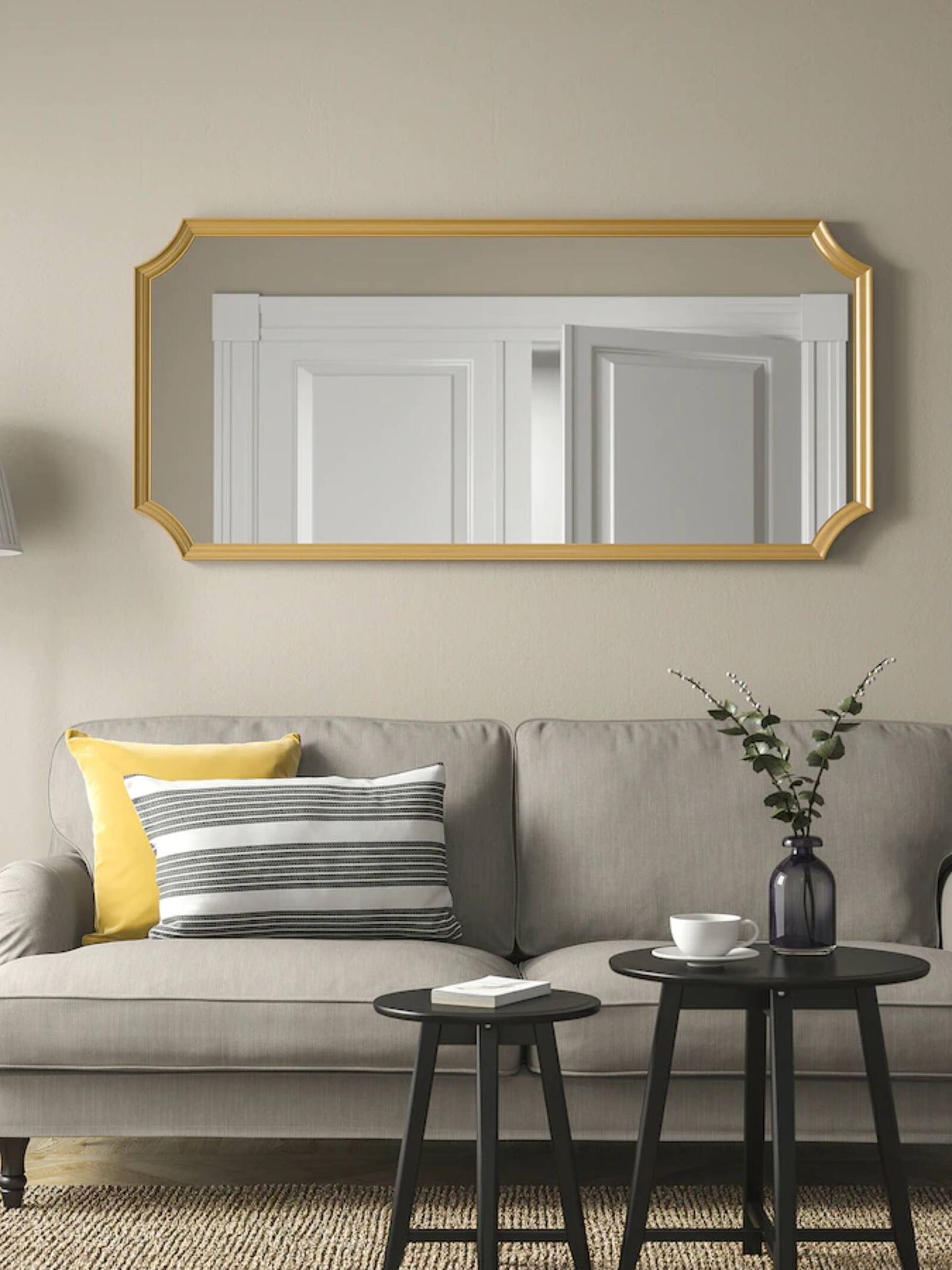 Los nuevos espejos de Ikea para tu salón o dormitorio. (Cortesía)