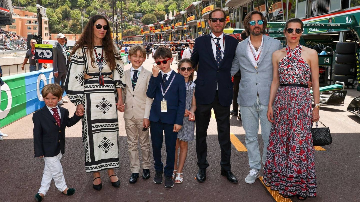 La familia Casiraghi. (Getty Images)