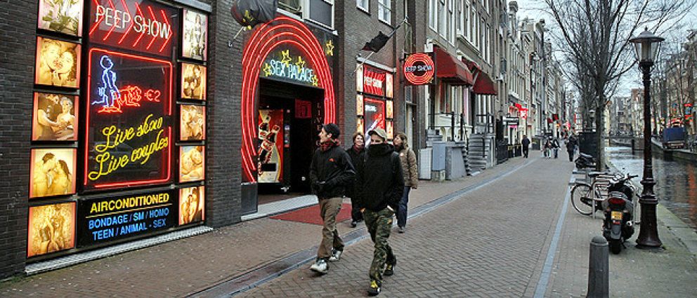 Foto: Arte en vez de sexo en el barrio rojo de Amsterdam