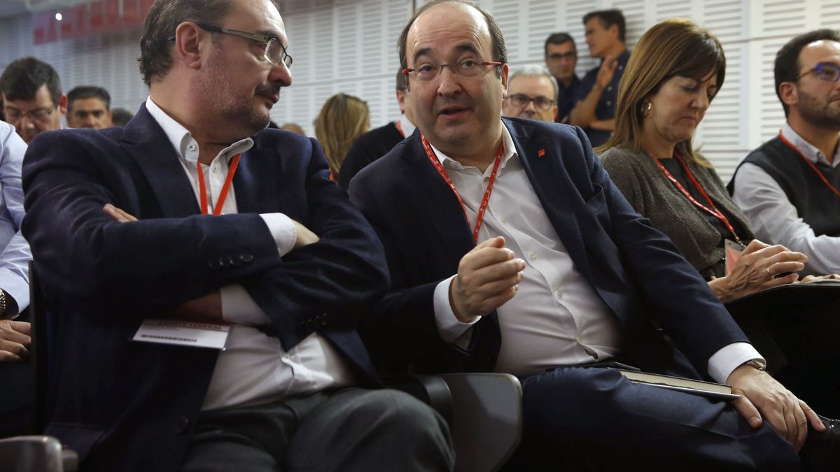 Page y Lambán se enzarzan con Iceta por ERC: "De España hablan todos los españoles"