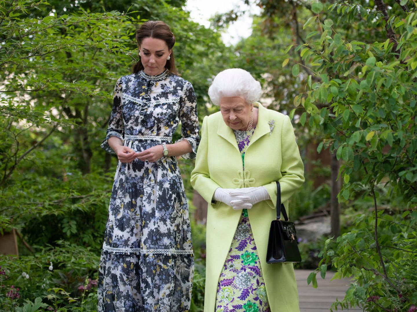 Kate y la reina en una imagen reciente.