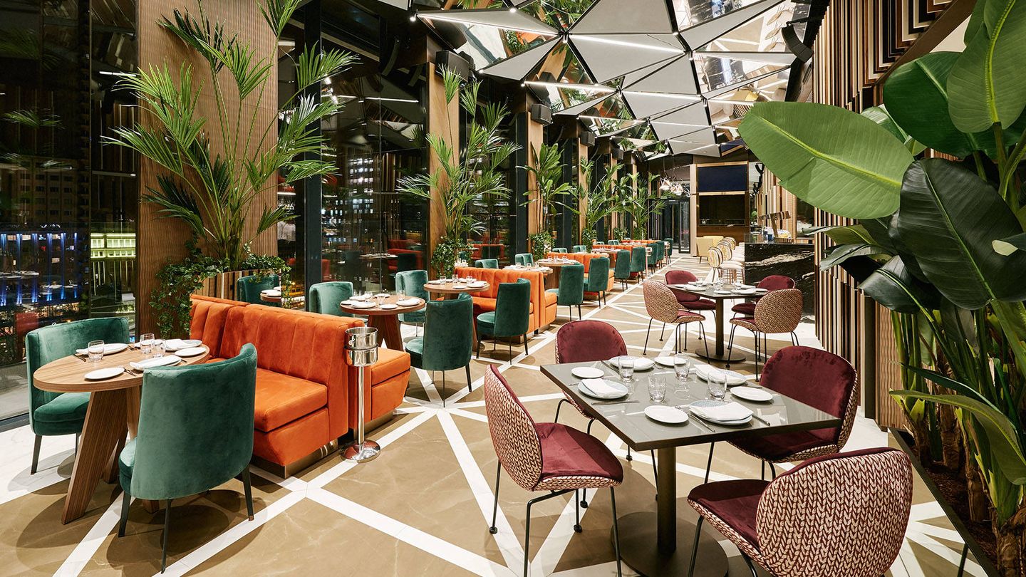 Gingko Sky Bar, el nuevo restaurante con vistas ubicado en Plaza de España. (Imagen: Cortesía)