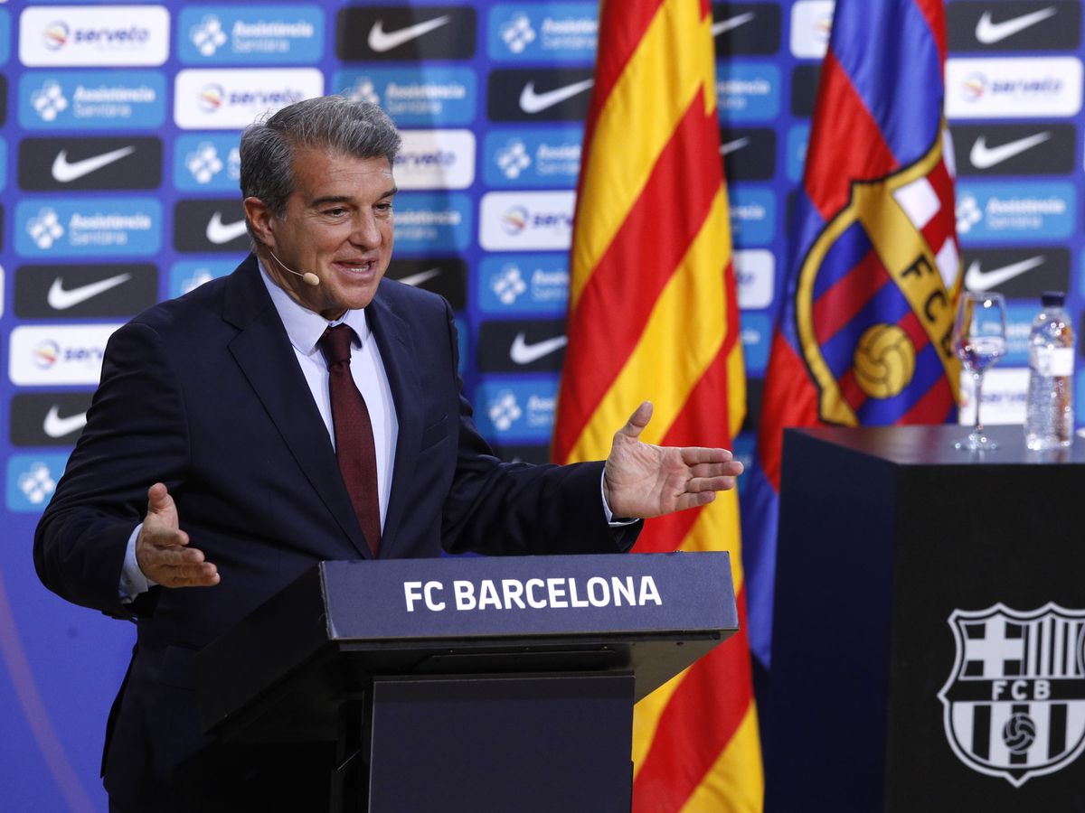 Foto: El presidente del Barça, Joan Laporta. (EFE)