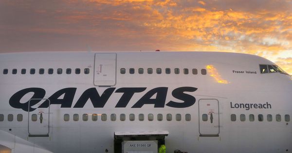 Foto: Un aeroplano de la compañía Qantas, similar al tripulado por Sullivan. (Reuters)