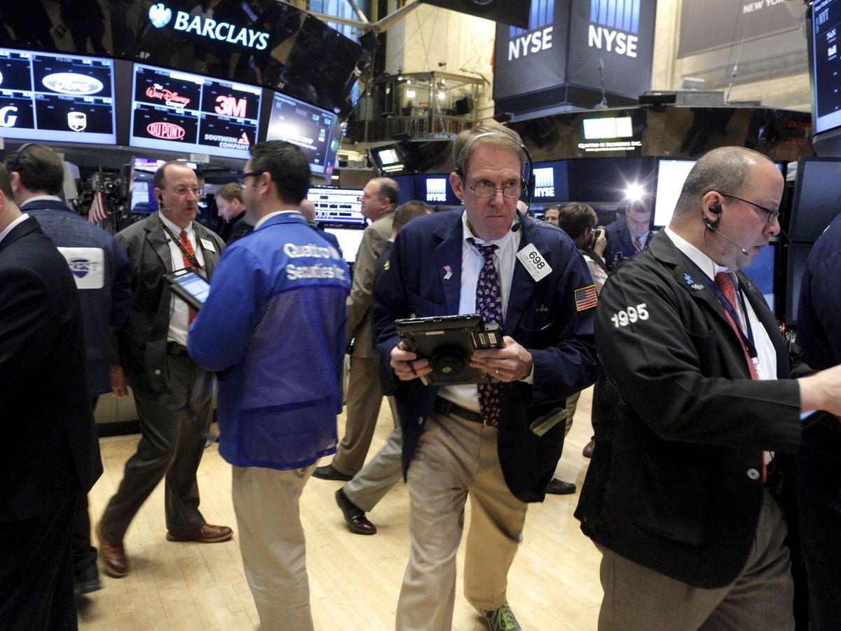 Foto: Tensión en Wall Street. (Reuters/Mcdermid)