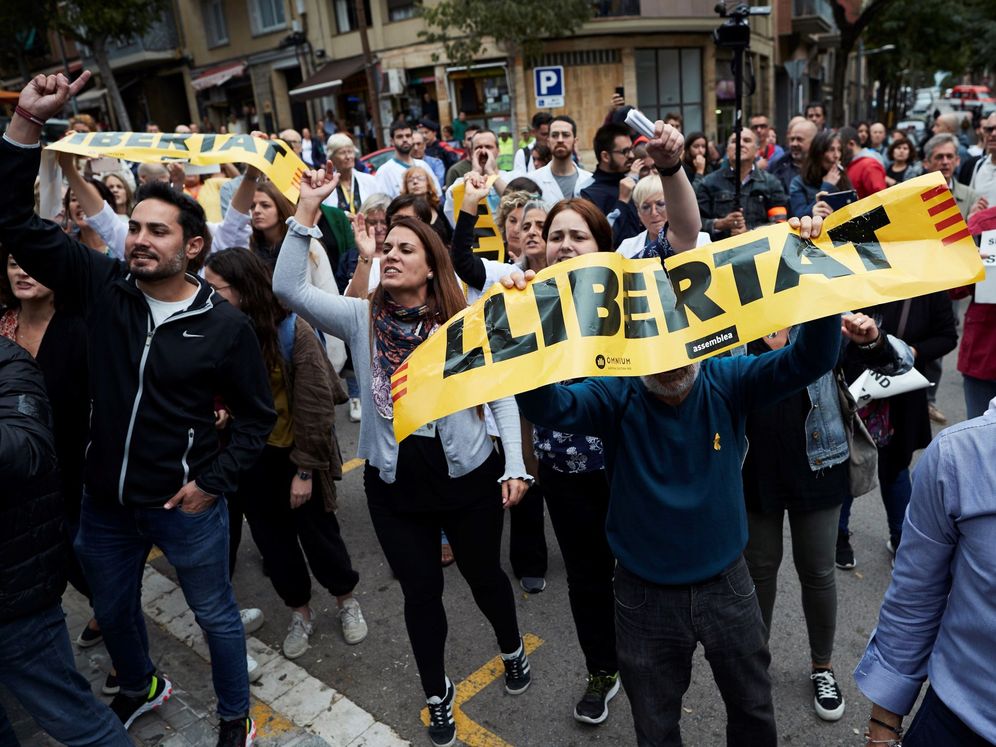 Foto: Manifestación en Cataluña en una imagen de archivo. (EFE)