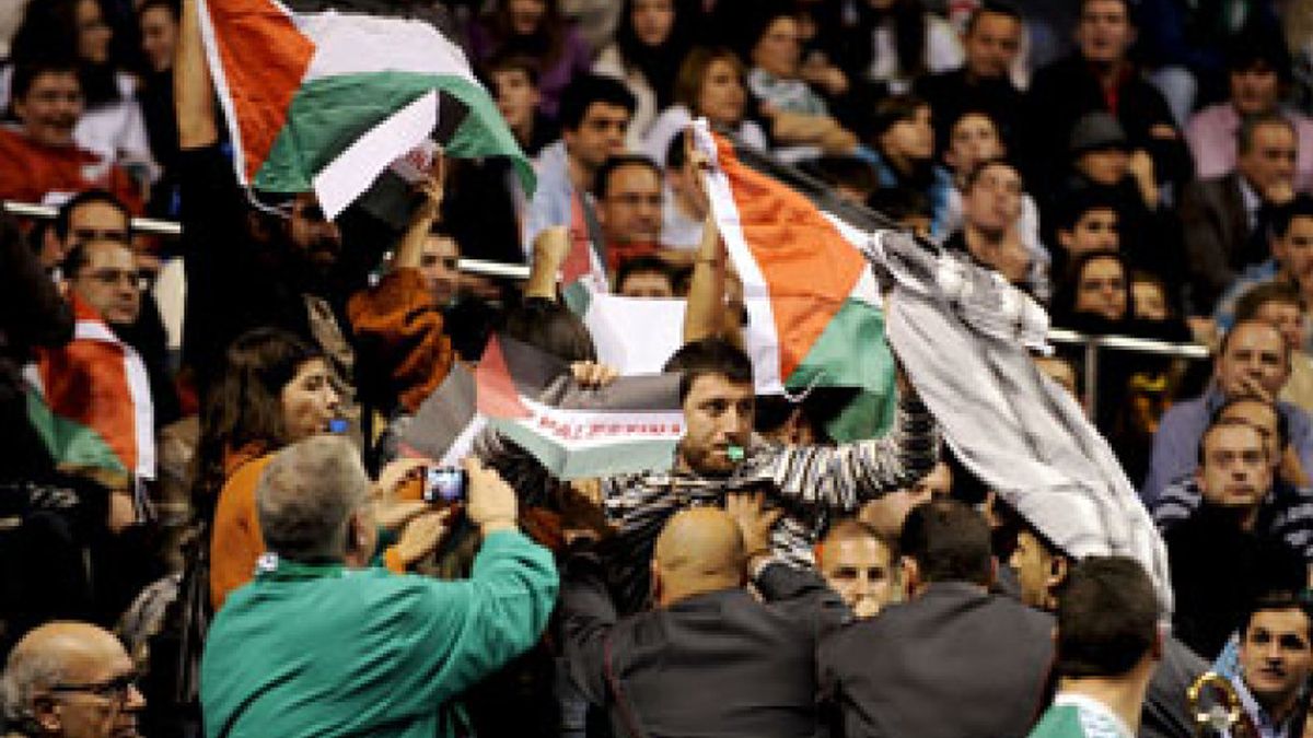 Activistas palestinos quieren ‘reventar’ el partido del Barça-Maccabi de hoy