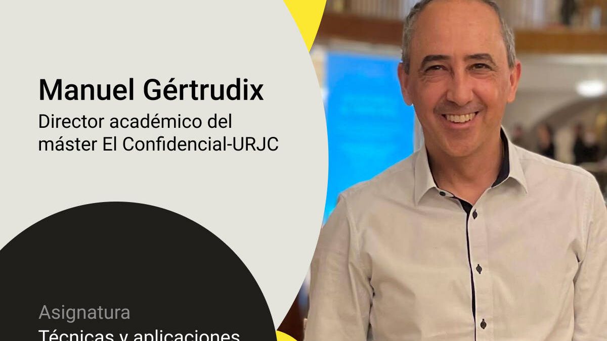 Manuel Gértrudix: "En el periodismo, el contenido audiovisual hace que la información tenga más alcance"