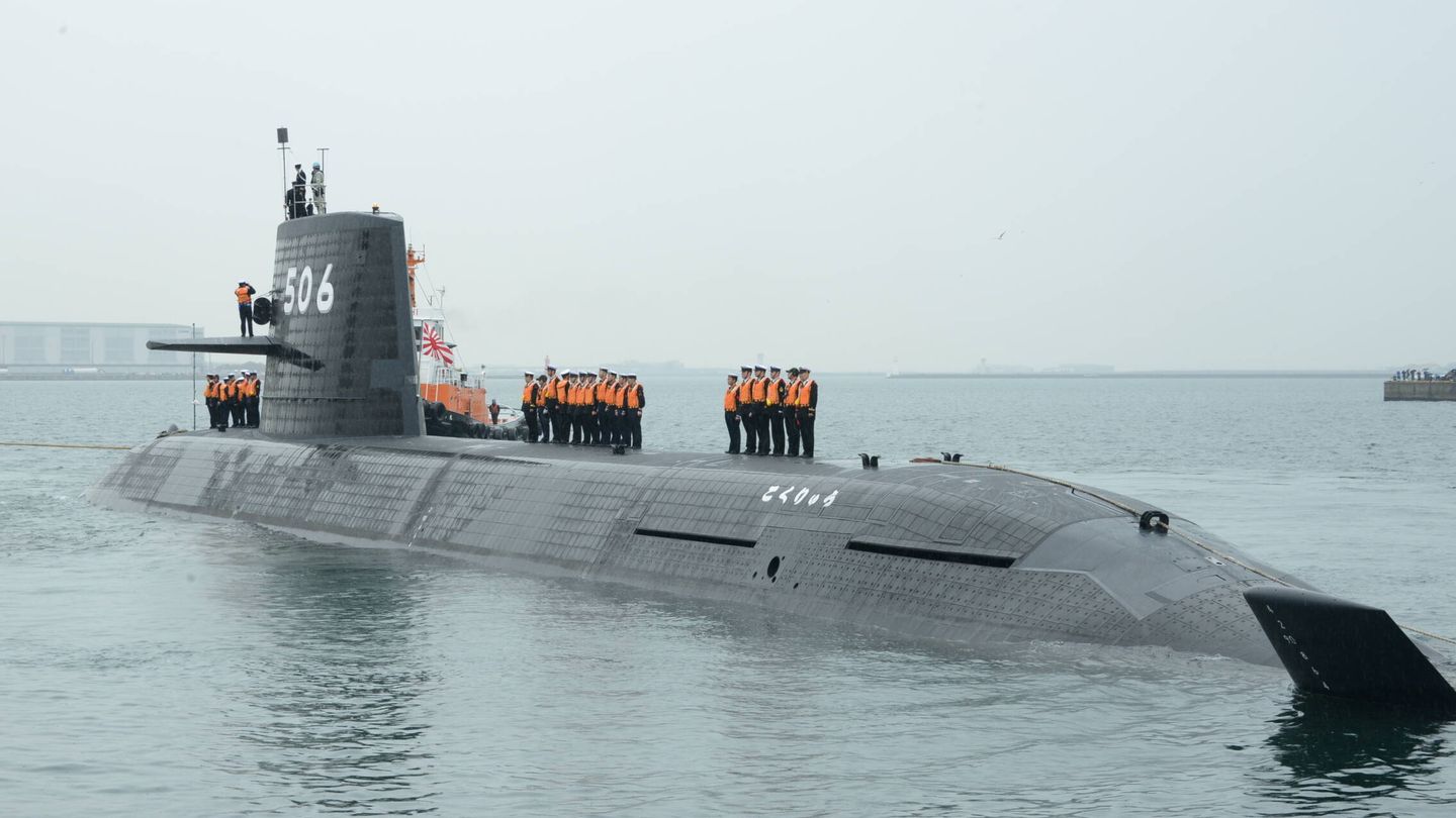 Submarino SSK japonés SS-506 Kokuryū. (JMSDF)