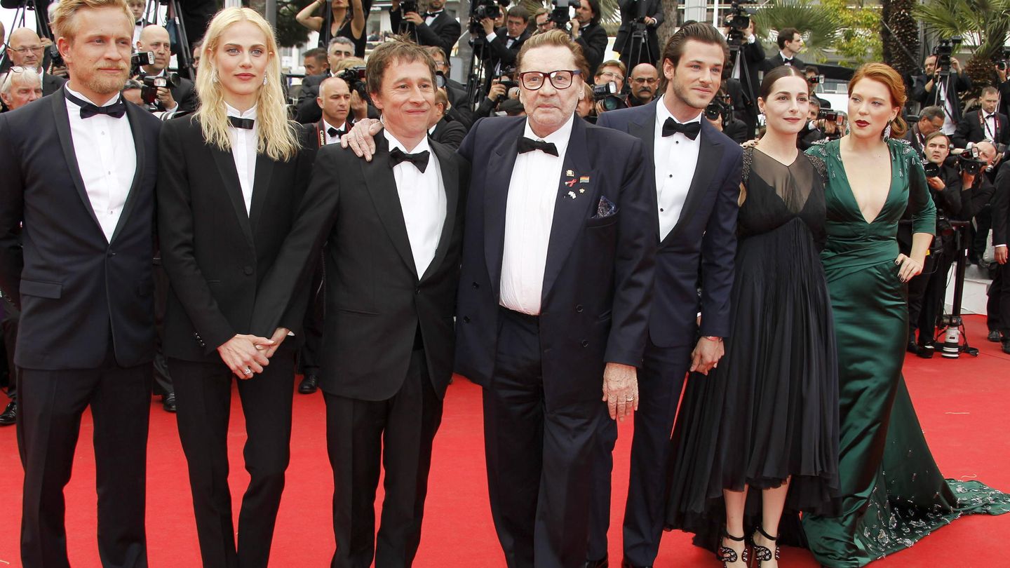 Helmut Berger, en el Festival de Cannes de 2014. (EFE/EPA/Sebastien Nogier)