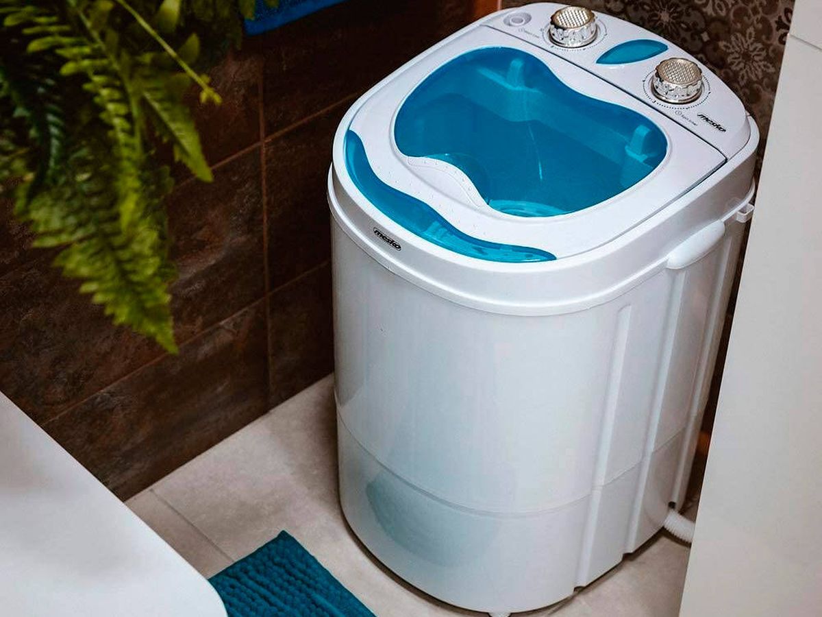 Foto: Estas lavadoras pequeñas son ideales para hogares con poco espacio (Amazon)