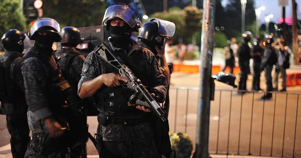 Foto: Imagen de la Policía en Sao Paulo, en 2015. (iStock)