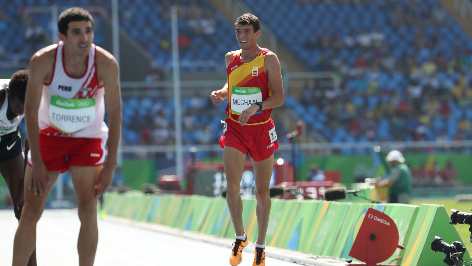 Foto: Mechaal, en una prueba en los Juegos de Río (Srdjan Suki/EFE/EPA).