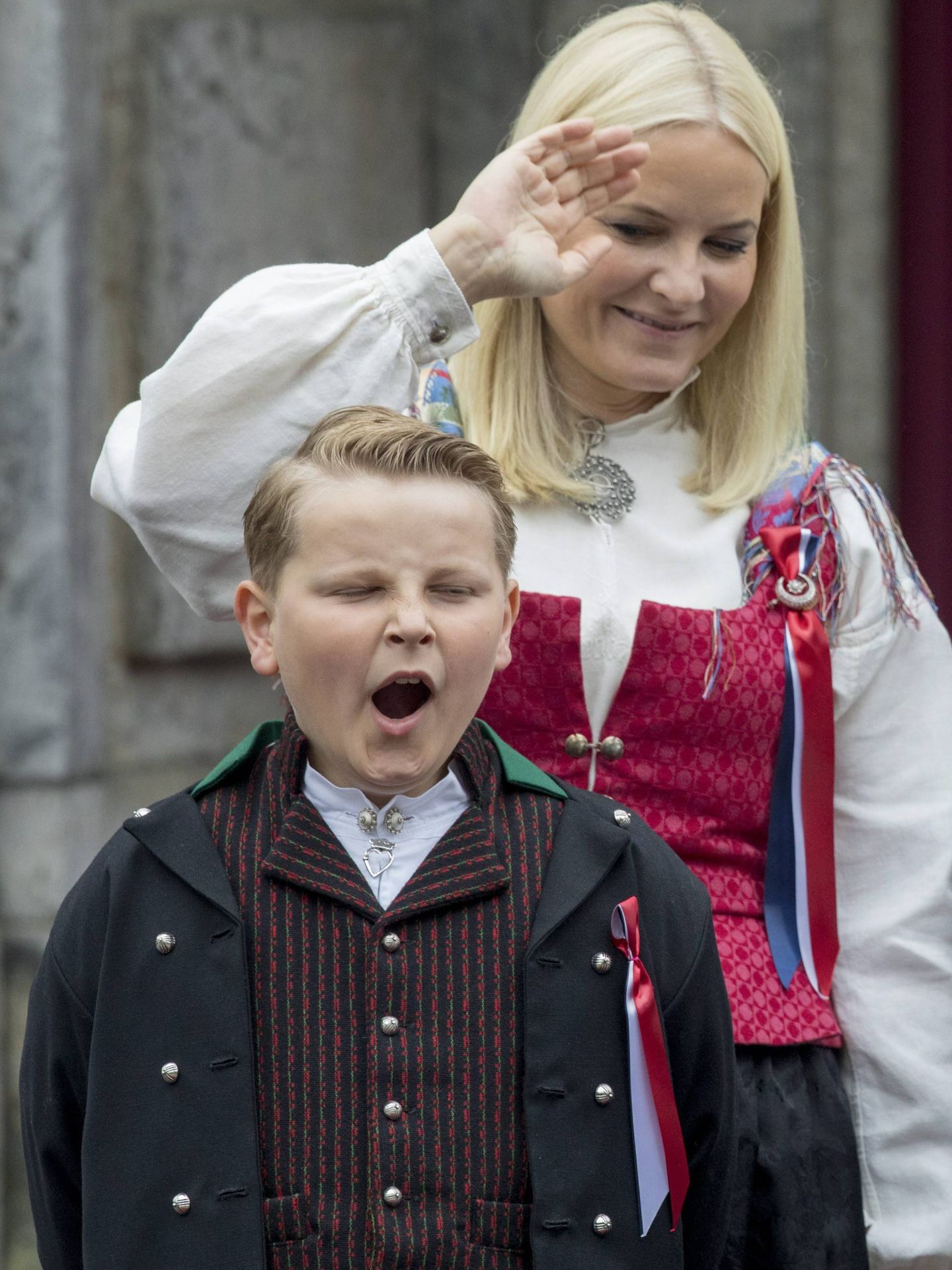 Sverre Magnus durante las celebraciones del Día Nacional de Noruega de 2017. (Cordon Press)