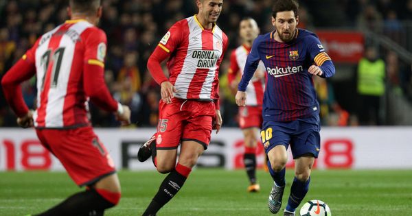 Foto: Messi en el Barcelona-Girona del pasado febrero. (EFE)