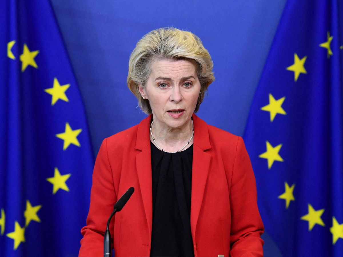Foto: La presidente de la Comisión Europea, Ursula von der Leyen. (REuters/John Thys)