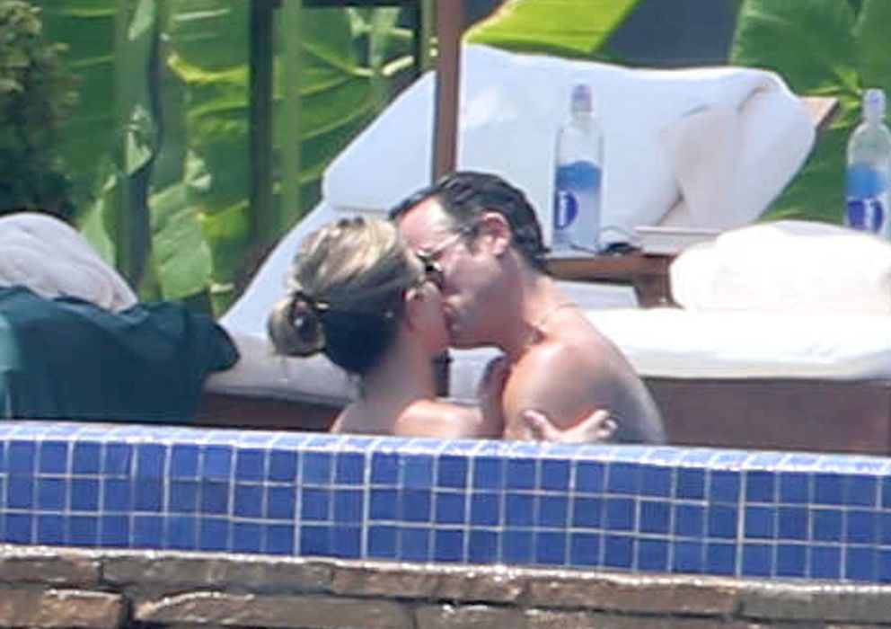 Foto: Jennifer Aniston y Justin Theroux durante sus vacaciones en México (I.c.)