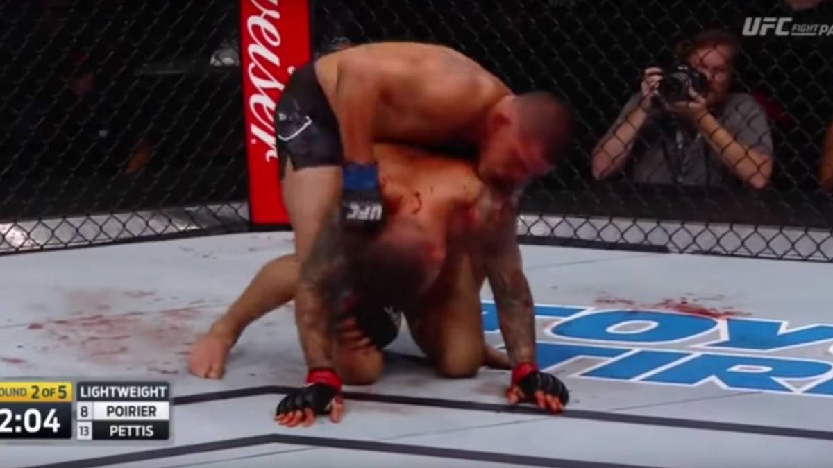 El KOT de la jornada en la UFC: Poirier atacó la costilla de Pettis