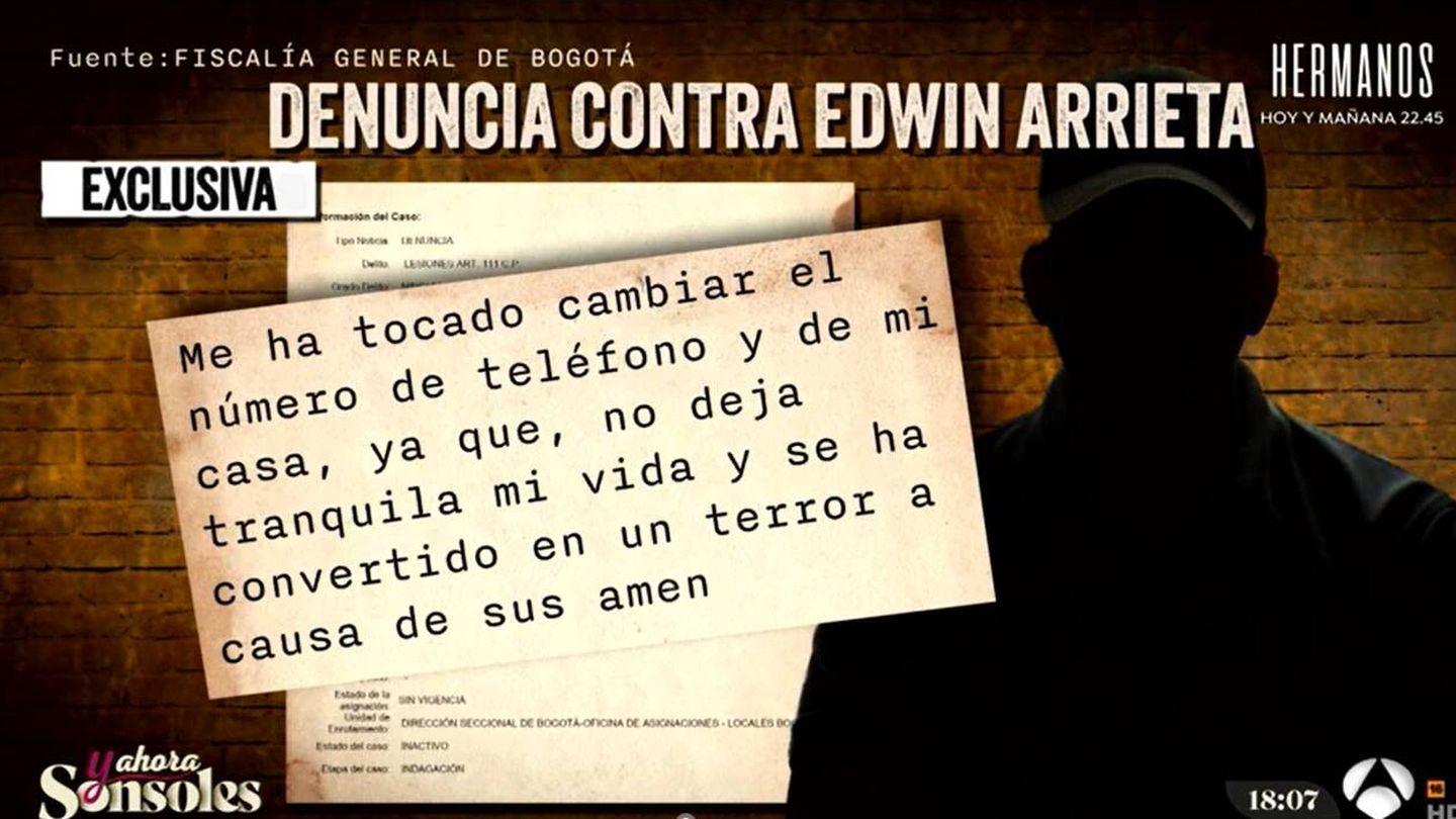 Habla el hombre que denunció a Edwin Arrieta por acoso. (Atresmedia)