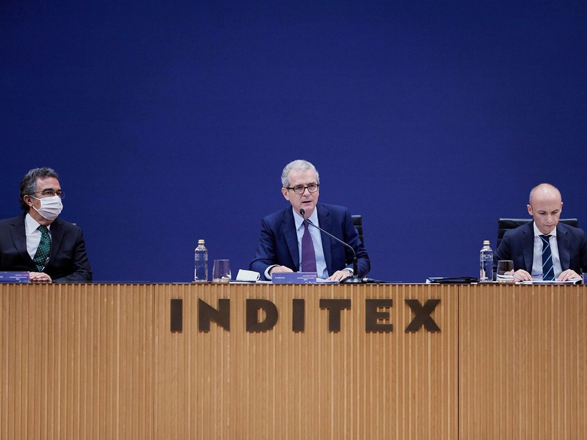 Foto: Junta general de accionistas 2021 de Inditex (EFE)