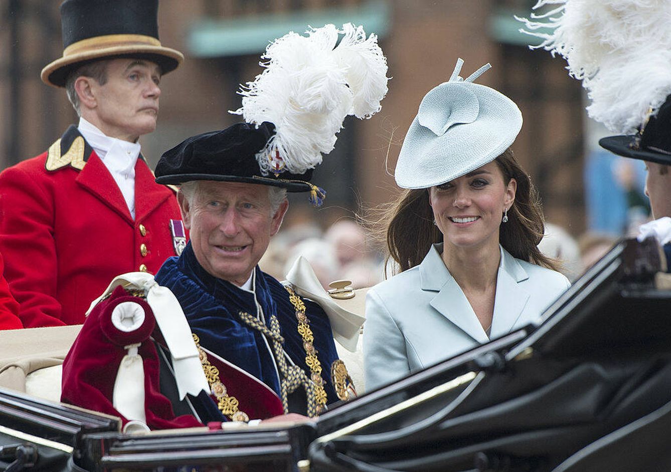  Carlos III y Kate Middleton. (Getty)