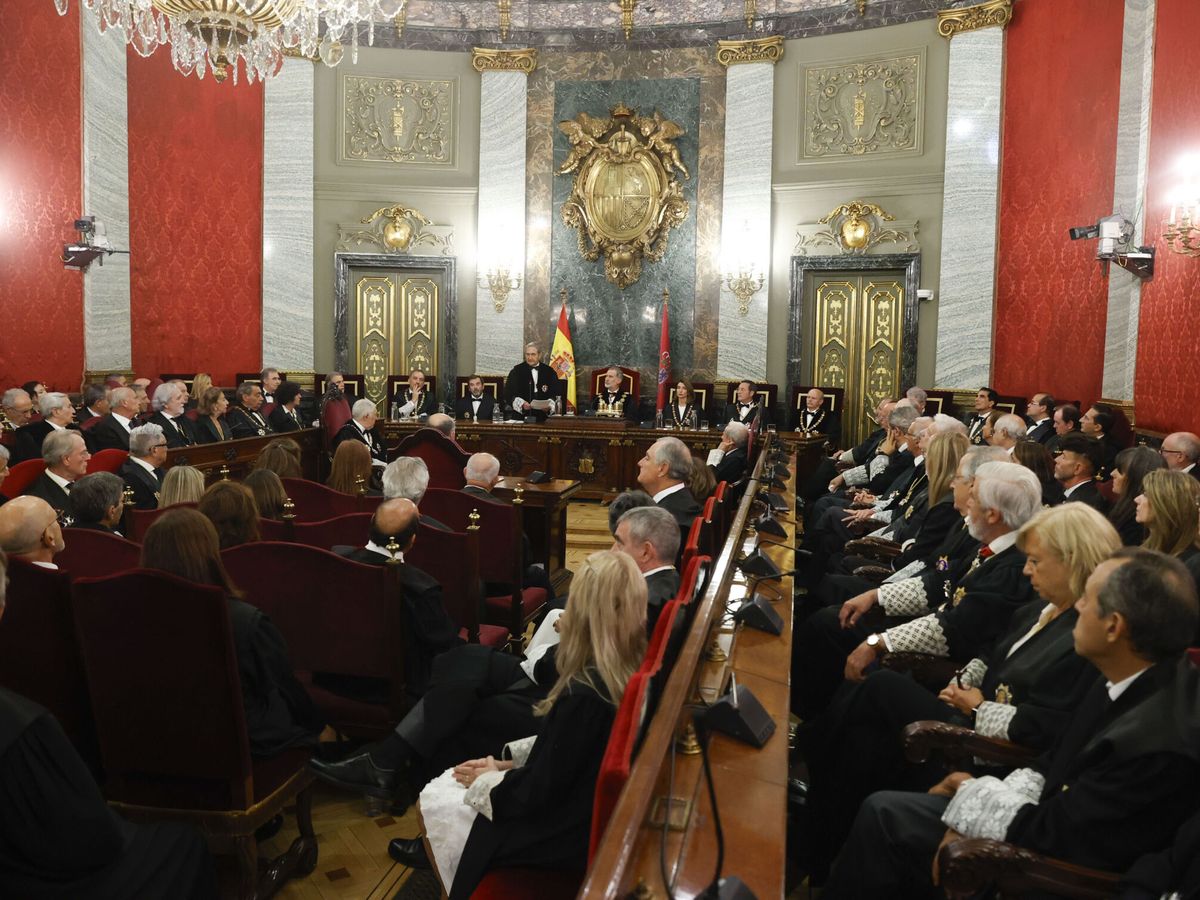 Foto: Acto de apertura del año judicial 2023-2024. Foto: EFE / Juan Carlos Hidalgo / POOL