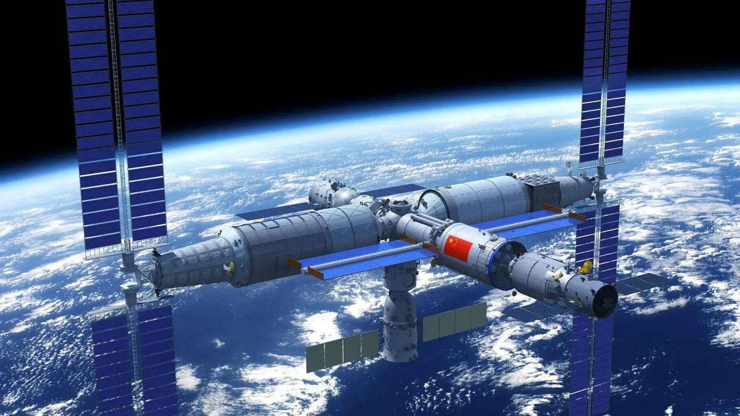 La estación espacial china, Tiangong. (CNSA)