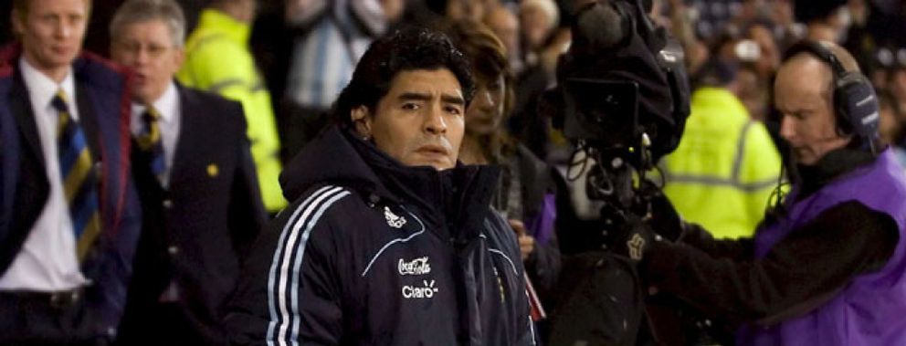 Foto: La 'nueva' Argetina de Maradona se estrena con victoria