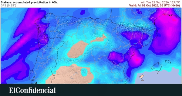 Se avecina un frente atlántico a España y la Aemet avisa: habrá fuertes lluvias y tormentas y estas serán todas las zonas afectadas